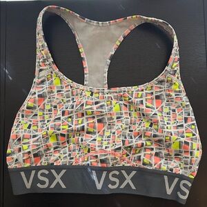VSX Colorful Geometric Pattern Sports Bra